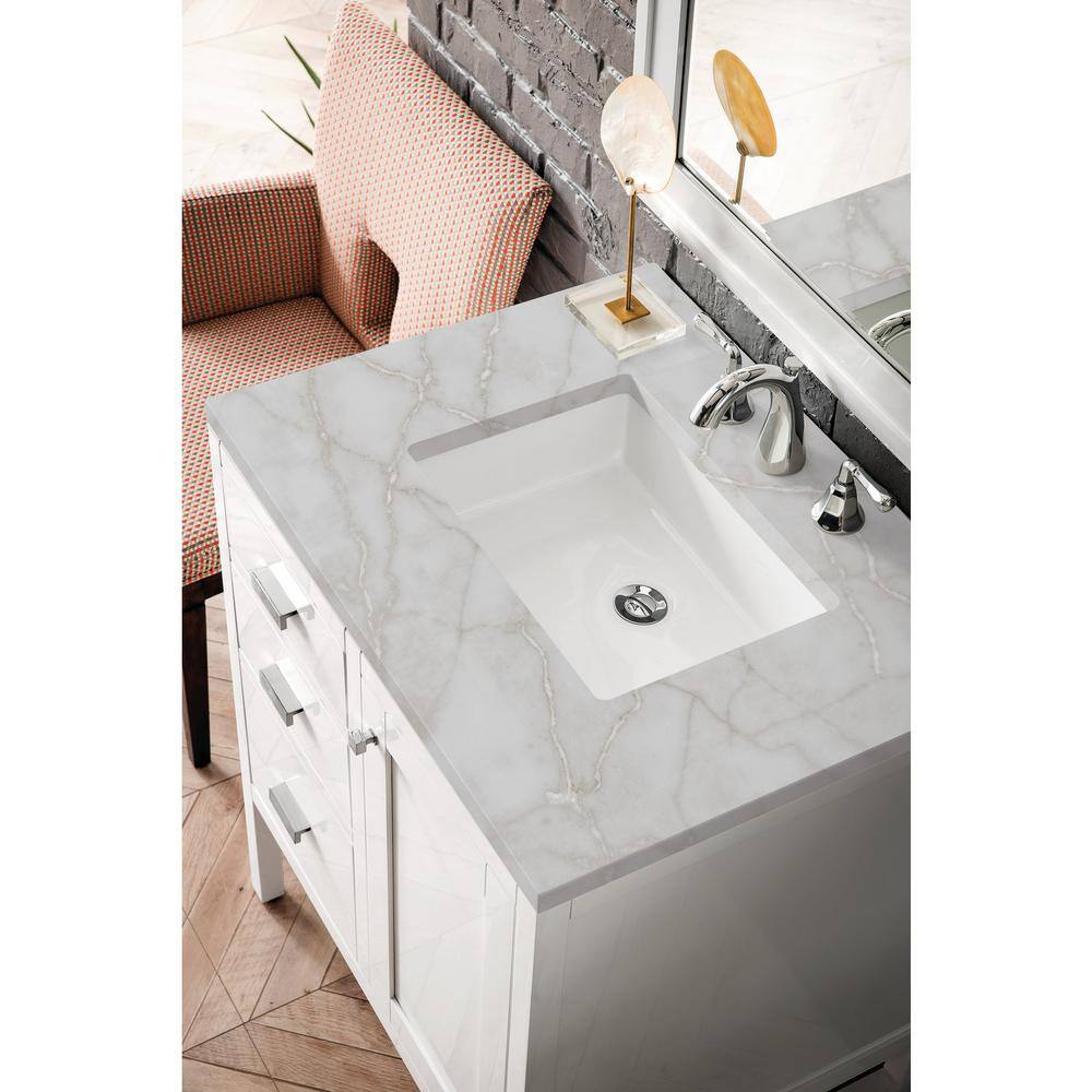Addison 30" Glossy White Plywood Single Bathroom Vanity