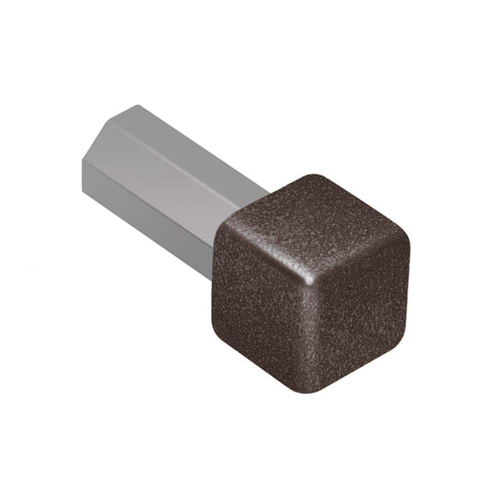 Quadec Dark Anthracite Textured Color-Coated Aluminum 3/8 in. x 1 in. Metal Inside/Outside Corner price history on PriceWatchPro