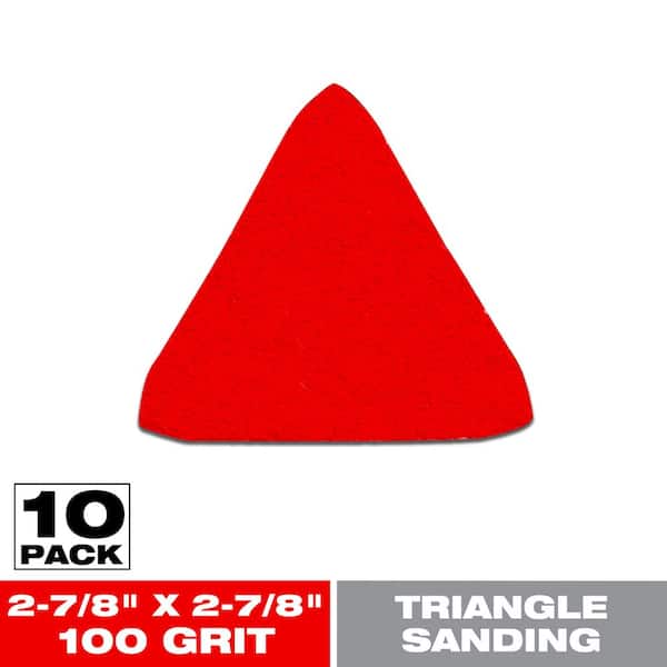 DIABLO 2-7/8 in. x 2-7/8 in. 100-Grit StickFast Triangular Detail Sanding Sheets