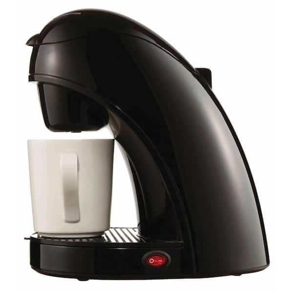 Brentwood Black Single Serve Coffee Maker with Removable Filter