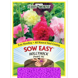 Sow Easy Hollyhock Dwarf Mix Colors Flower Seeds