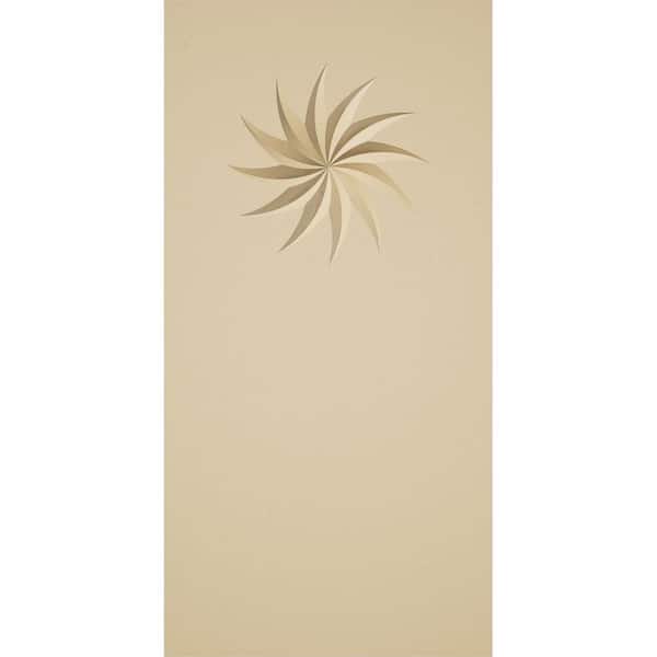 Ekena Millwork 2-in W x 4-in H x 1-in P Standard Foster Spiral Plinth Block With Square Edge