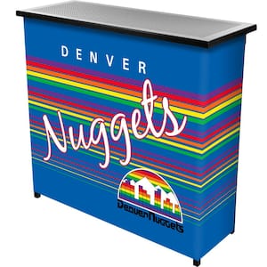 Denver Nuggets Hardwood Classics Blue 36 in. Portable Bar