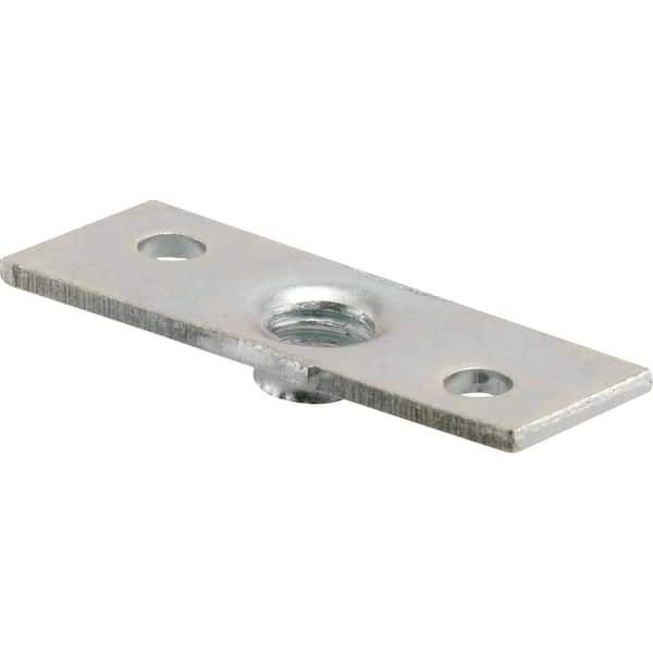 Prime-Line Bi-Fold Door Pivot Pin Mounting Plate, Steel (4-Pack)