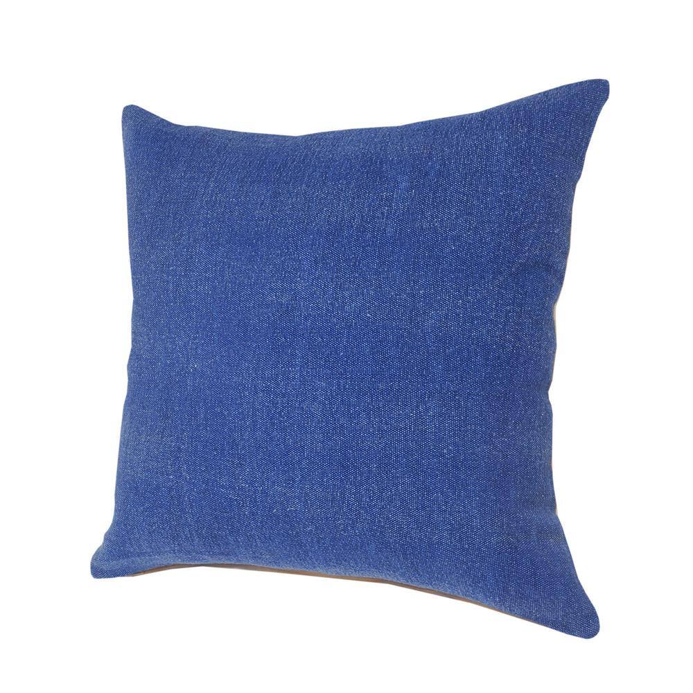 Classic Royal Blue 20" Square Throw Pillow