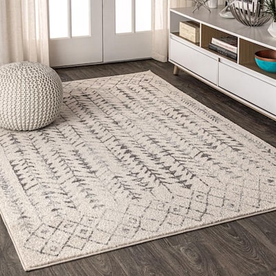 Cainsville Modern Moroccan Flatweave 4' x 6' Area Rug 