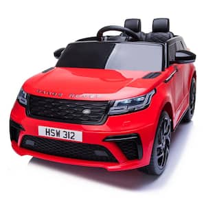 12-Volt Kids Ride On Car Licensed Land Rover Battery Powered Electric Vehicle Toy with Remote Control, Red
