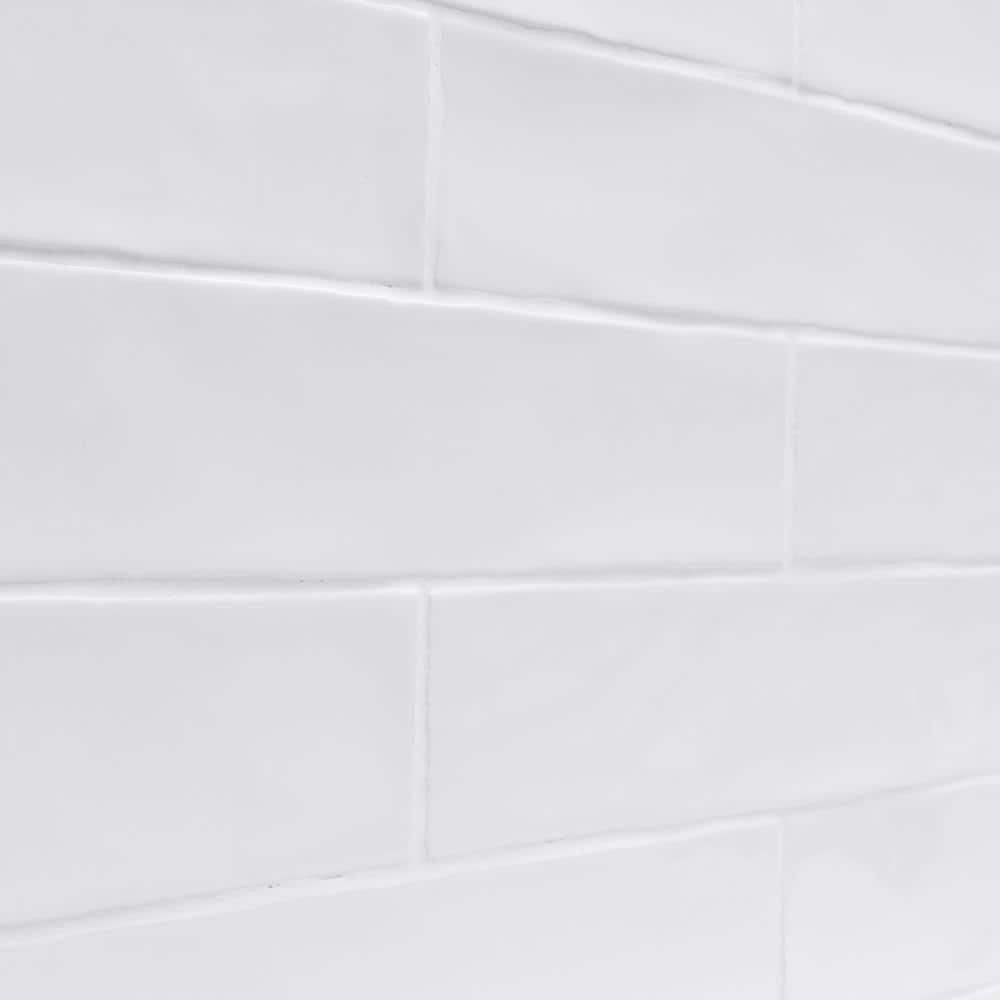 Barcelona 3" x 12" Kale Polished Ceramic Subway Wall Tile