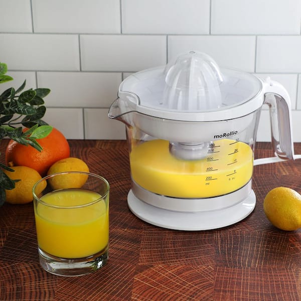 32 oz. Compact Electric Citrus Juicer in White