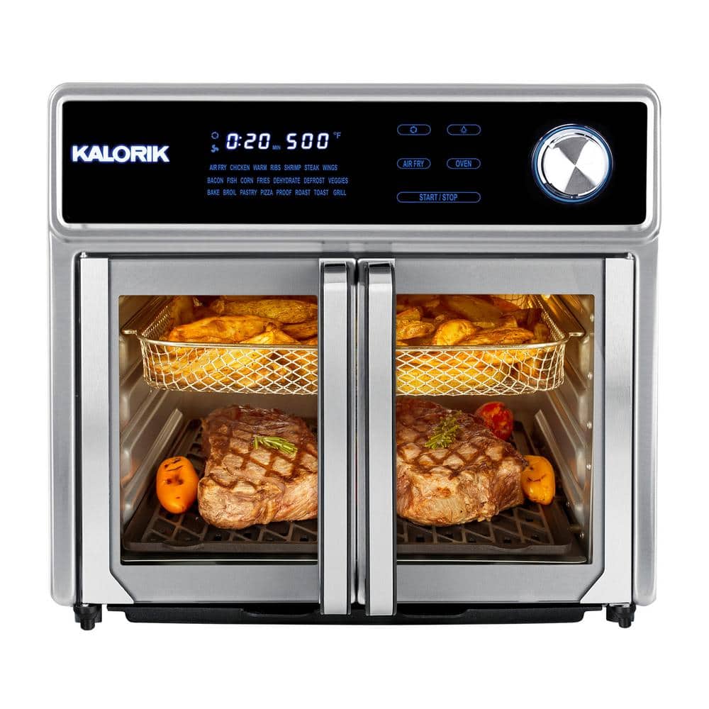 Kalorik 26 Quart Stainless Steel Digital Air Fryer Oven Grill