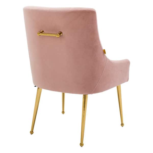 Bowdon Nursing Chair - Blush Velvet