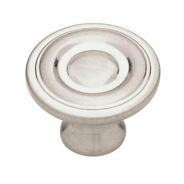 Liberty 1-1/4 in. Satin Nickel Round Ring Cabinet Knob (10-Pack)
