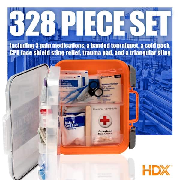 Life+Gear 130-Piece Dry Bag First Aid & Survival Kit
