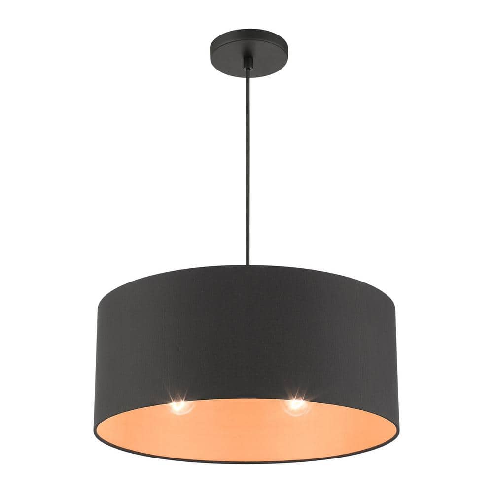 Sentosa 18" Brushed Nickel Indoor/Outdoor 3-Light LED Drum Pendant