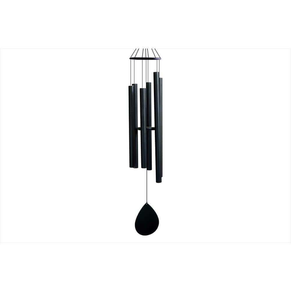 50'' Black Aluminum and Iron Wind Chime