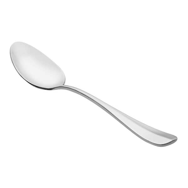 Small Coffee Spoon With Leaf Handle, Silvery Stainless Steel Dessert Spoon,  Home Party Tableware, Dinnerware Silverware Cutlery Flatware Set - Temu  France