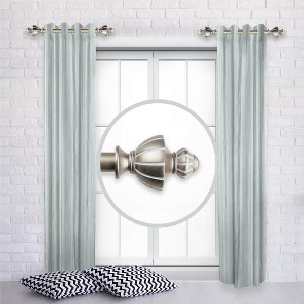 Rod Desyne Jerome 12 In 20 In L Adjustable 1 In Dia Single Side   Rod Desyne Single Curtain Rods Side100 65 3 64 600 