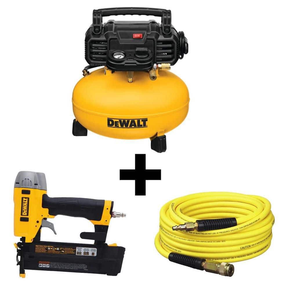 Home Depot Dewalt Air Compressor Brad Nailer DEWALT DWMC150 Metal