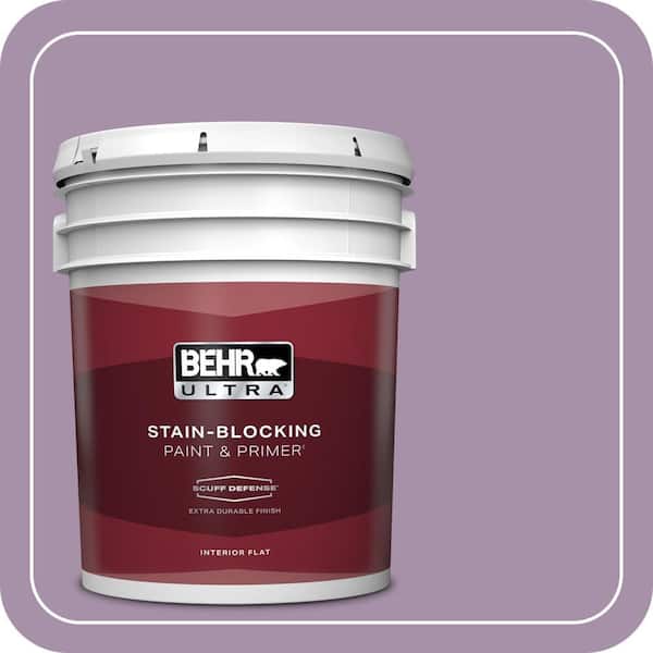 BEHR ULTRA 5 gal. #MQ5-33 Uptown Girl Extra Durable Flat Interior Paint & Primer