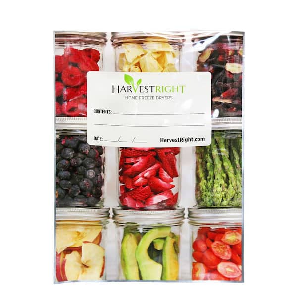 8 in. x 12 in. Mylar Bag 50-Pack Half Gallon