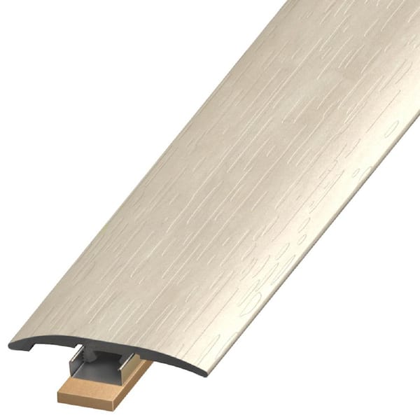 Deco Products SlimTrim Paradise Bay 0.25 in. Thick x 2 in. Wide x 94 in. Length Reducer, End Cap and T-Molding