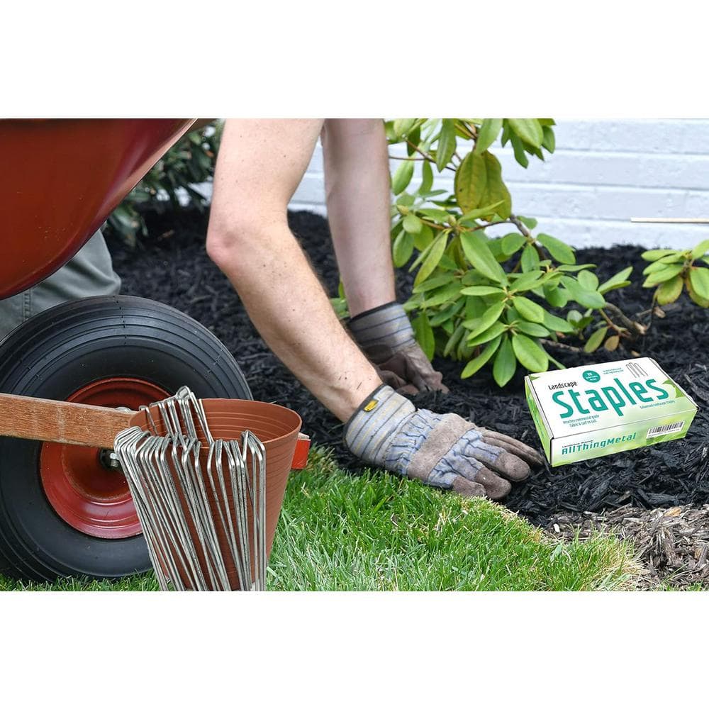 AllThingMetal 6 Inch Heavy Duty Galvanized Garden Stakes