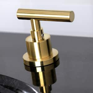 Manhattan 8 in. Widespread 2-Handle Bathroom Faucet in Brushed Brass