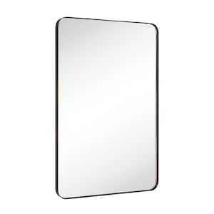 Kengston 24 in. W x 36 in. H Large Rectangular Metal Framed Wall Mounted Bathroom Vanity Mirror in Oil Rubbed Bronze