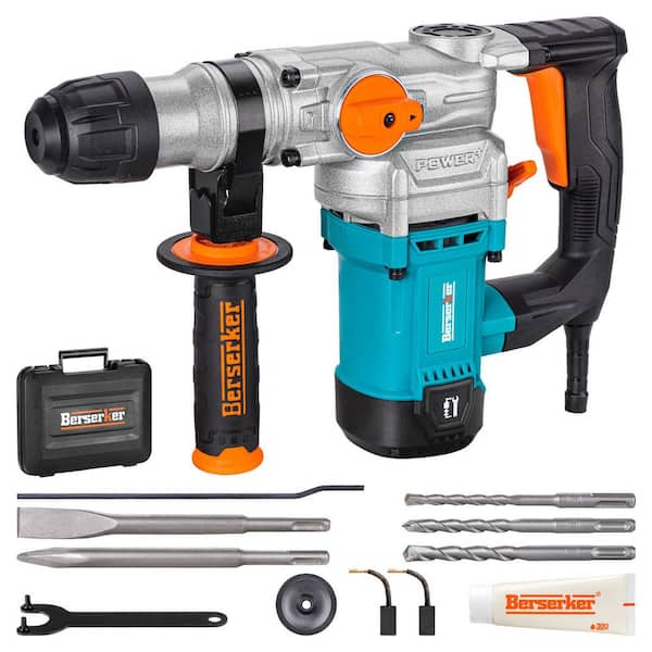 9 Amp 1-1/8 in. Corded Variable Speed SDS-Plus Concrete/Masonry Rotary Hammer Drill with Carrying Case