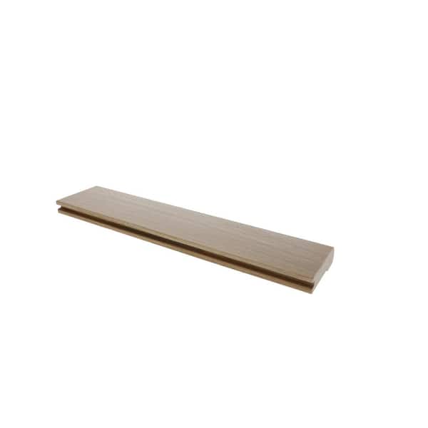 ROPPE Stair Nose White Oak Sparkle .625 in. T x 2 in. W x 78 in. L