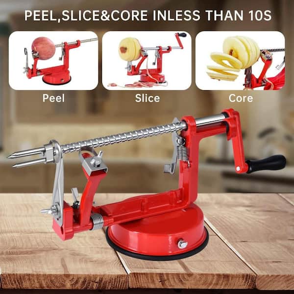 Numhew Stainless Steel Heavy Duty Apple Peeler, 3 in 1