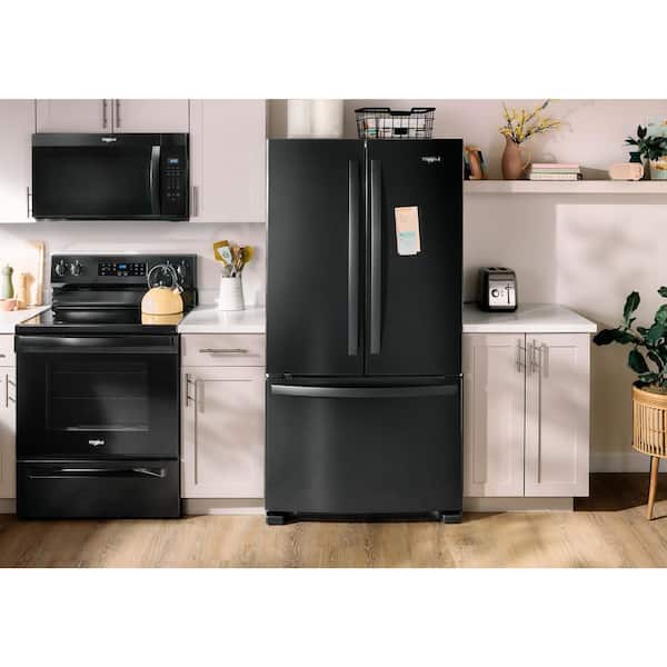 Whirlpool French Door Fridge (WRFC2036RB) - Black