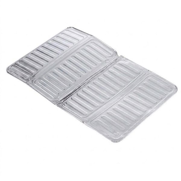 Silver Aluminum Foil Disposable Oil Splash Guard 2 Piece Kitchen Stove Splatter Screen Cooking Accessory