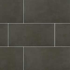 Metro Anthracite 12 in. x 24 in. Matte Porcelain Floor and Wall Tile (14 sq. ft./Case)
