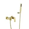 Tomfaucet Single-Handle Wall Mount Roman Tub Faucet with Hand Shower in ...