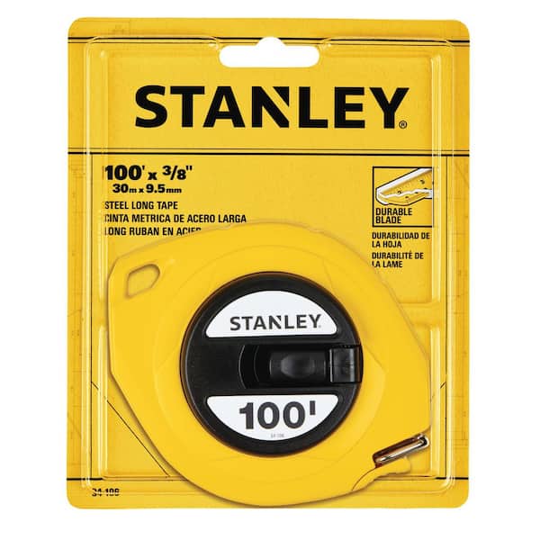 Pracht slecht Kiwi Stanley 100 ft. Tape Measure 34-106 - The Home Depot