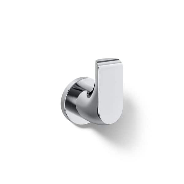 Honesty J-Hook Single Robe Hook in Polished Chrome