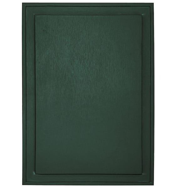Builders Edge 10 in. x 14 in. #028 Forest Green Super Jumbo Universal Mounting Block