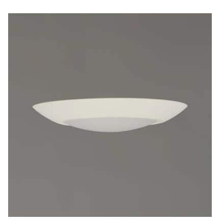 White Polycarbonate LED Flush Mount Ceiling Light