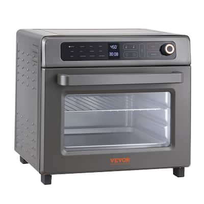 MegaChef 1800 W 10-in-1 Countertop Stainless Steel Multi-function Toaster  Oven 985114320M - The Home Depot