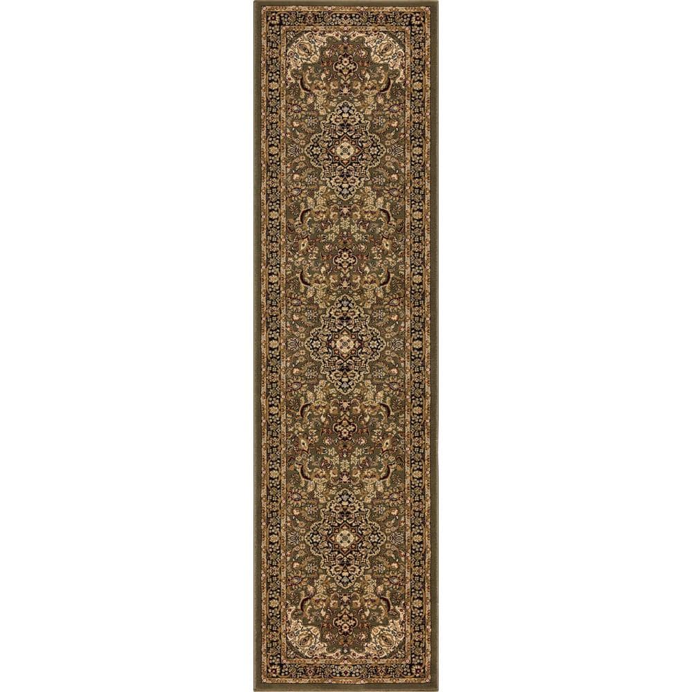 Green 2' 2 x 7' Saturn Runner Rug