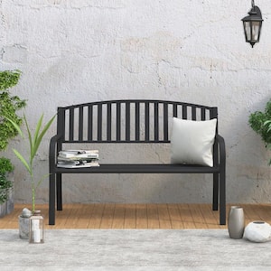 Cambridge Casual Braga Dark Gray Wood Outdoor Backless Bench  140817-HW-DG-XX-XX - The Home Depot