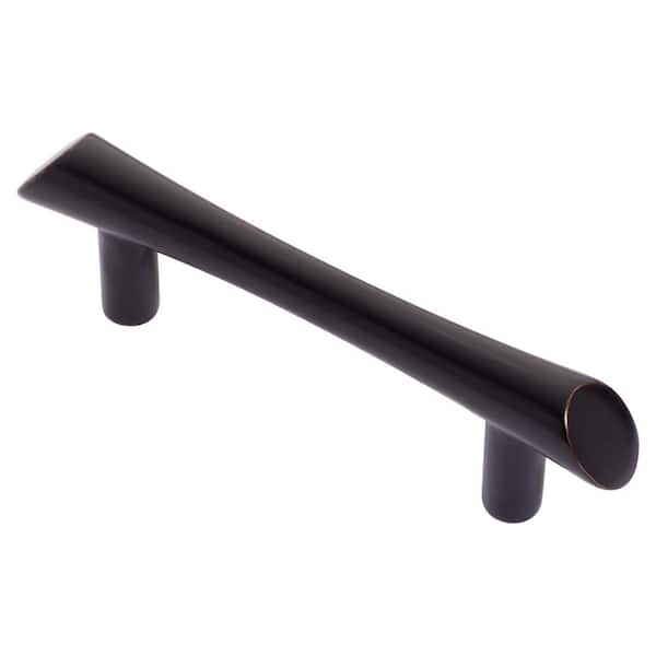 Wisdom Stone Corba 3 in. (76 mm.) Center-to-Center Black Cabinet Bar Pull