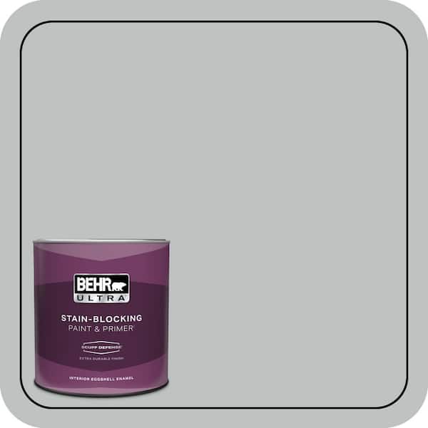 BEHR ULTRA 1 qt. #PPU26-18 Silver Mine Extra Durable Eggshell Enamel Interior Paint & Primer