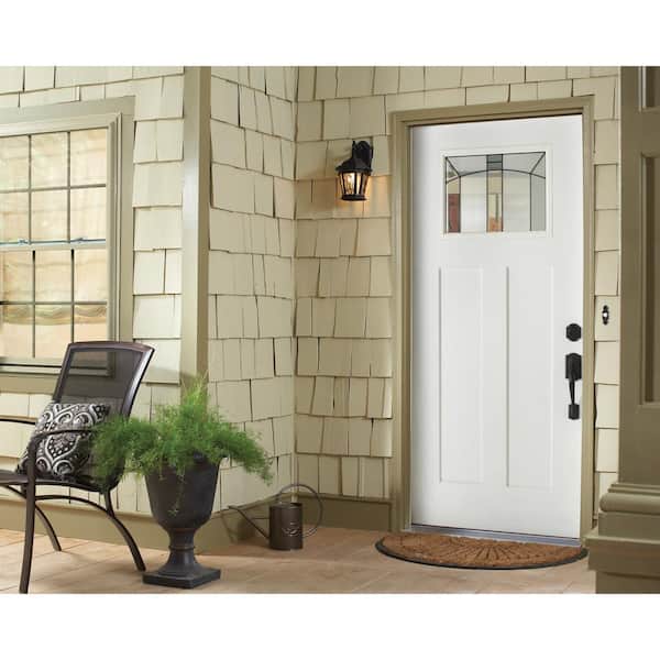 Masonite 36 in. x 80 in. Golden Gate Craftsman Left Hand Inswing