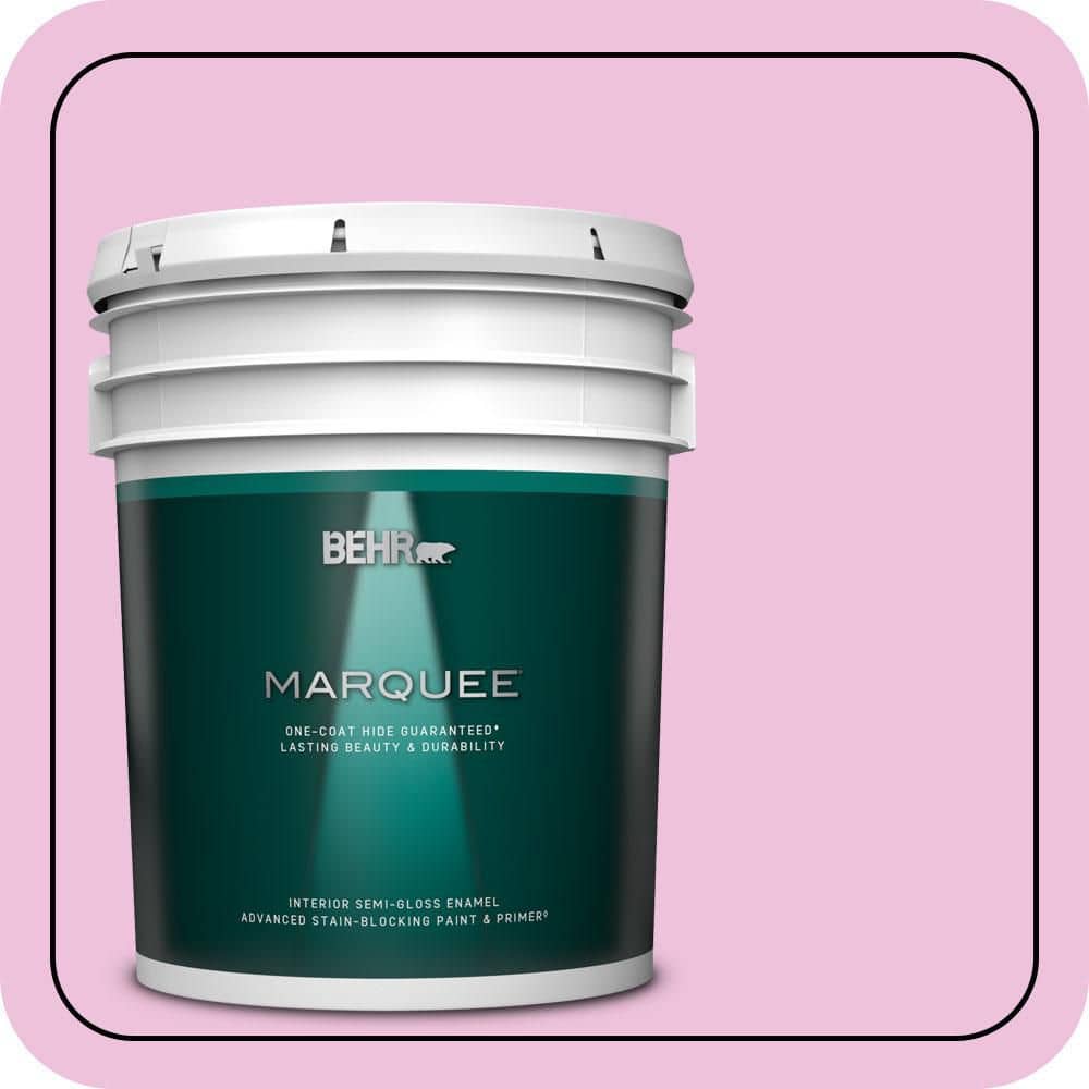 5 gal. #P120-1 Starlet Pink Semi-Gloss Enamel Interior Paint & Primer price history on PriceWatchPro