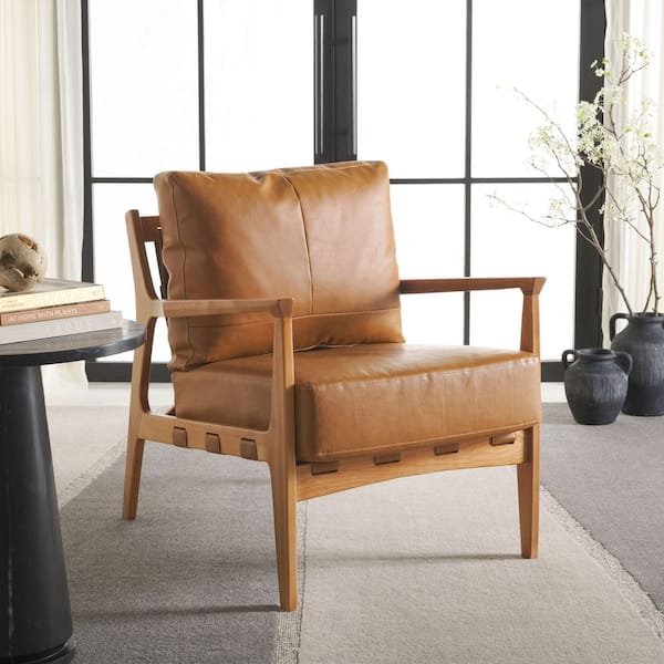 Danisia Natural/Caramel Cushion Arm Chair