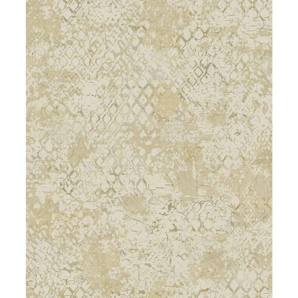 A-Street Prints Zilarra Taupe Abstract Snakeskin Non-Woven Paper