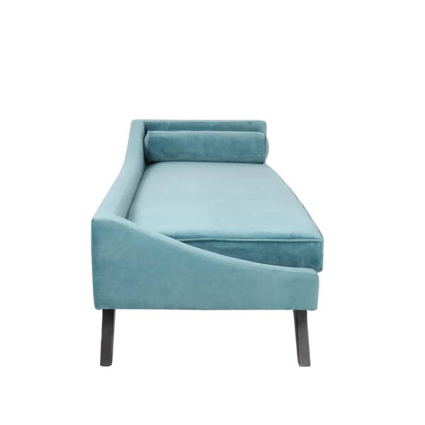 light green chaise lounge