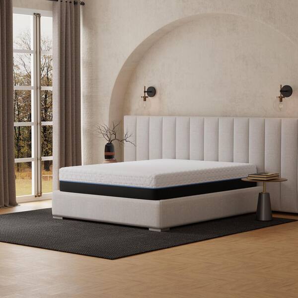 Copper Infused King Soft Memory Foam 12 in. Mattress